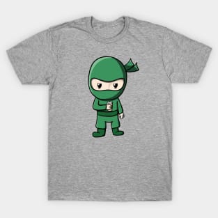 Coffee drinking Ninja T-Shirt